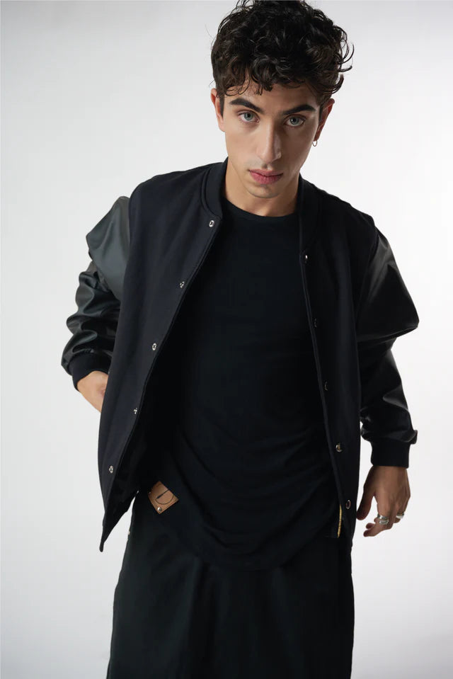 Chaqueta Bomber Plüg Negra