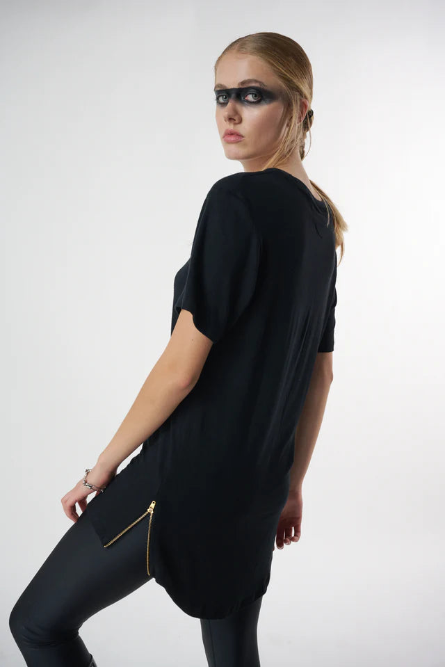 Polera Viscosa Negra